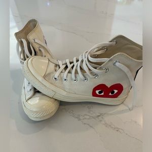 Converse x Comme des Garçons PLAY Chuck 70 - Size 7